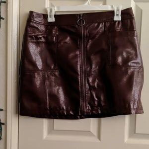 Leather Skirt